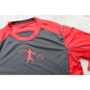 Nike Pro Combat Fitted Slim‎ Fit Baseball Softball Raglan Shirt Men's Size XL